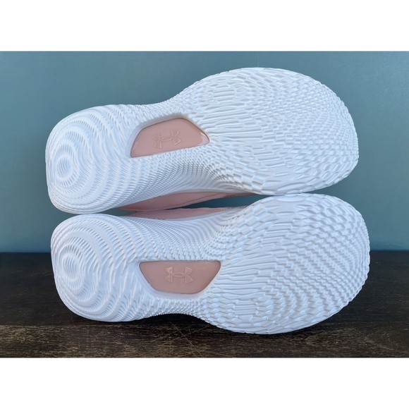 Under Armour Curry 8 Flow Class-Y Pink/White Men's Size 7.5 (9W) 3024432-601 - Picture 10 of 11